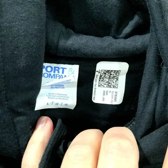 NWT! Unisex My Spirit Animal is a Opossum Hoodie in Black Size L - Picture 4 of 8